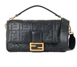 Large Zucca Embossed, Leather, Black, S, 1980501, 3*